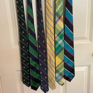 Brooks Brothers J Crew Tommy Hilfiger slim ties bundle